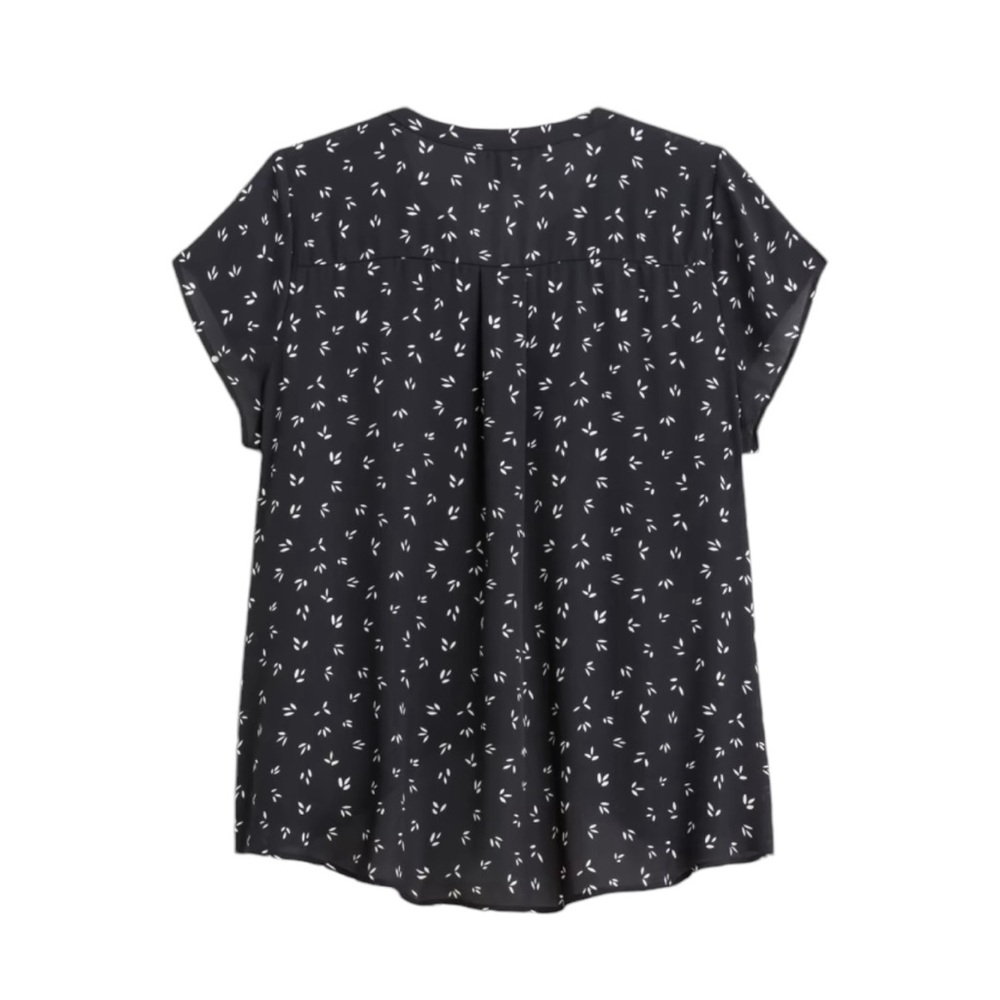 41 Hawthorn EUC Caralia Button Down Blouse Black Size 3x - Picture 2 of 8